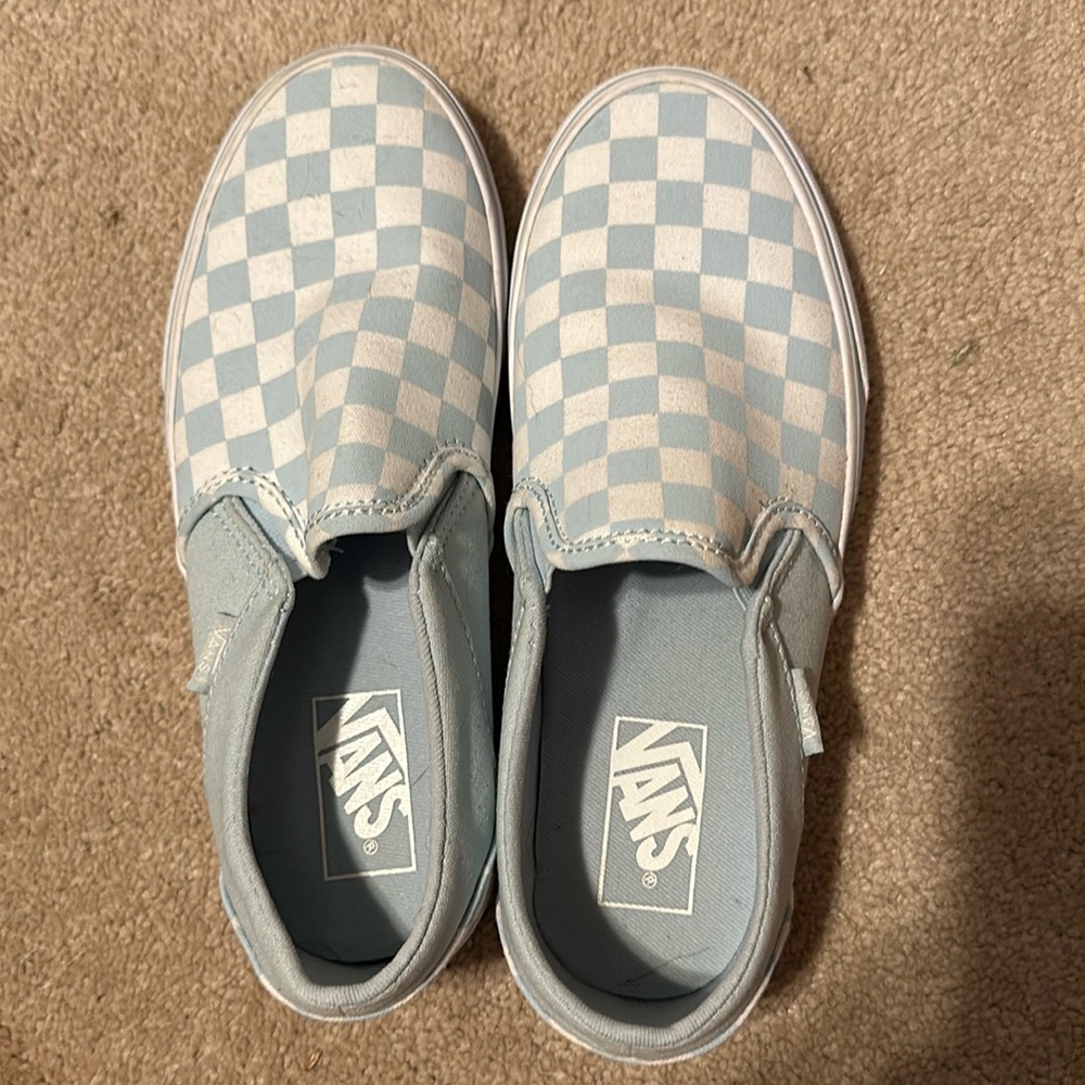 Vans Classic Slip On Checkerboard Sneakers Size 7